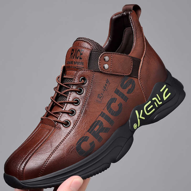 2024秋季8厘米6cm男鞋内增高时尚