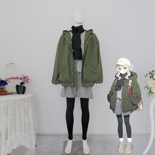 紫媗动漫碧蓝档案的小钩晴（露营）COS动漫演出服cosplay服饰定制