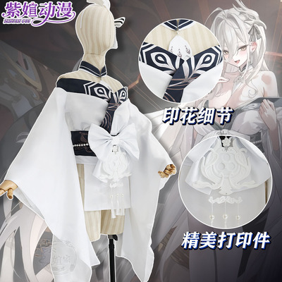 日服8周年碧蓝档案白凤cos