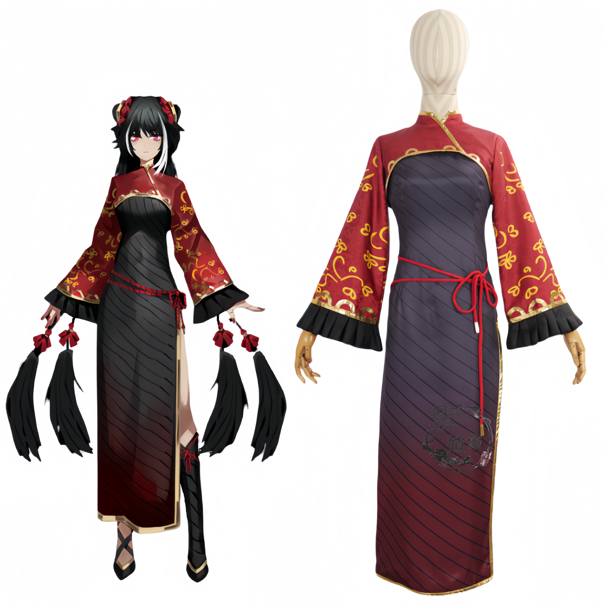 thumbnail for Zi Yuyu Anime Limbus Company Jia Xichun Cosplay Costume Custom-Made