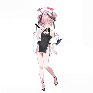 紫媗动漫cos碧蓝档案cosplay小春 下江小春cos旗袍装游戏服C服