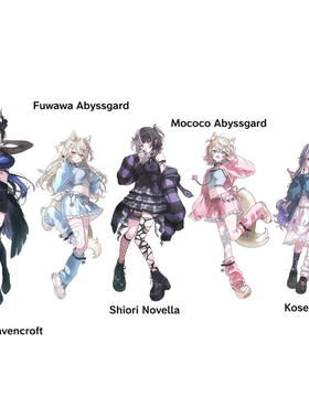 AVIOT与Hololive English -MYTH/Advent- 合作cosplay游戏动漫服