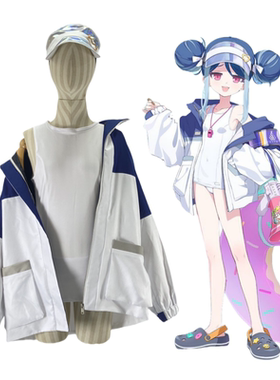 碧蓝档案合欢垣吹雪cos服风衣外套体操服cosplay服饰定制