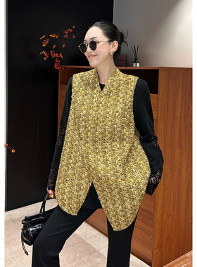 AME  金麦穗马甲   手工坊系列新春胶囊百搭矜贵马甲ZE01SZHJ572