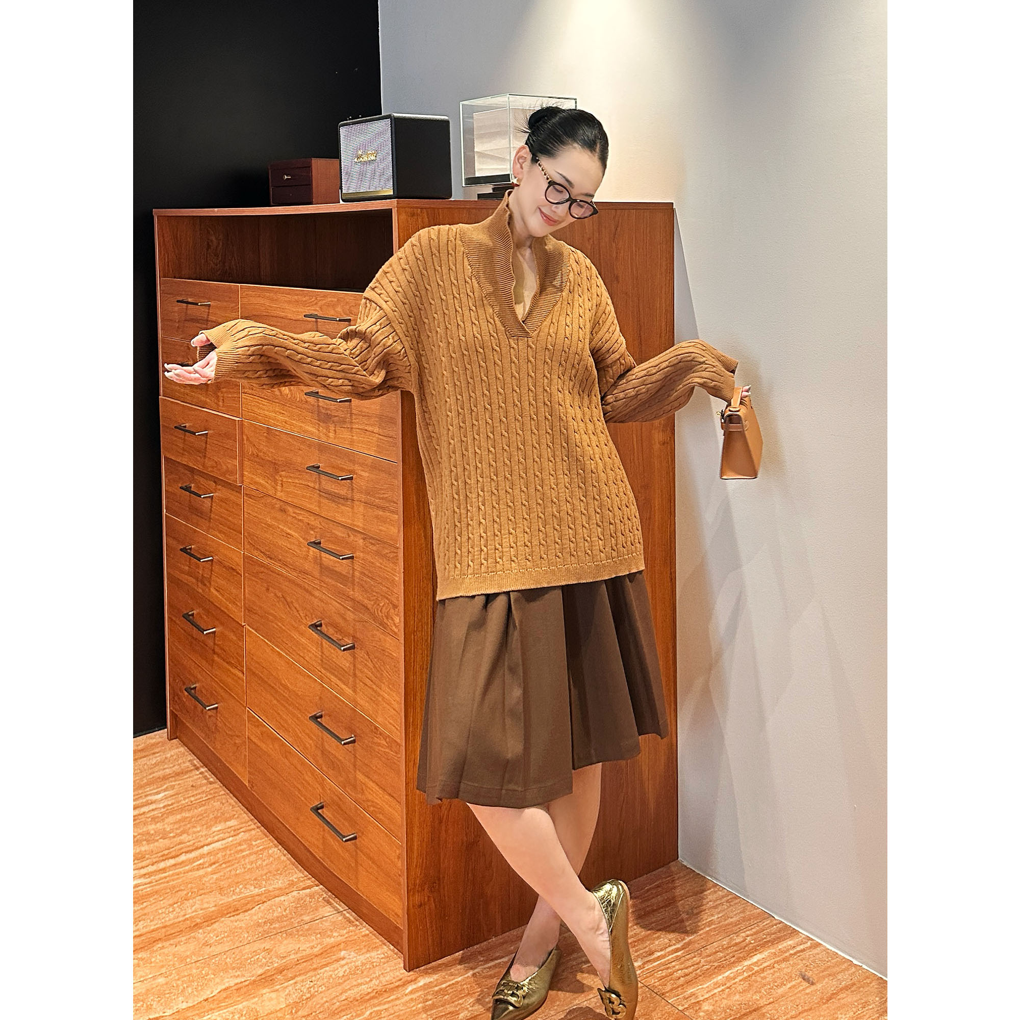 紫紫  学院派伞裙   MIU系经典著作长期主义伞裙ZD10BZHJ291