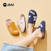 休闲鞋 快乐玛丽勃肯鞋 包头半拖百搭舒适一脚蹬时尚 新款 女2026夏季