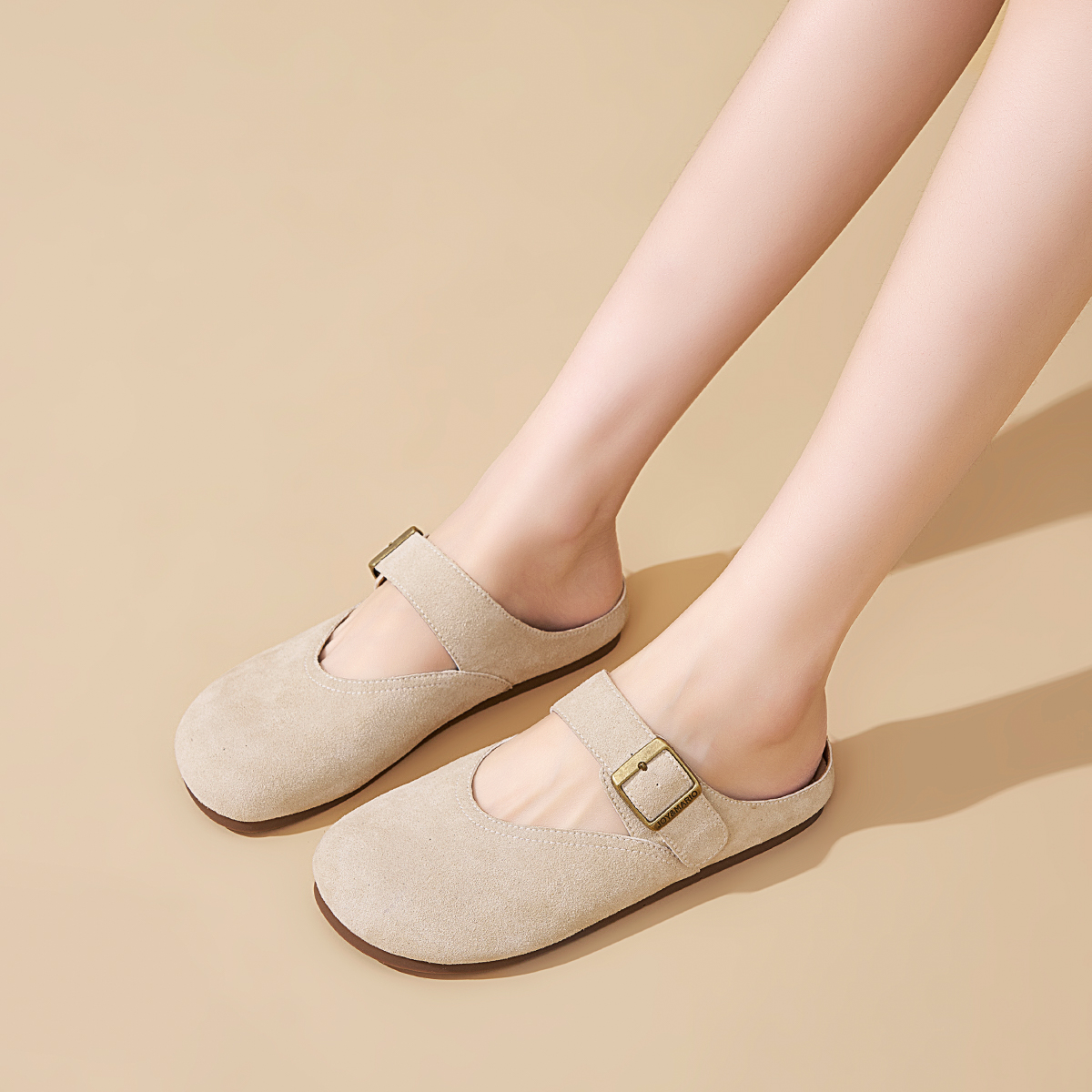 勃肯鞋女2025新款春季平底单鞋