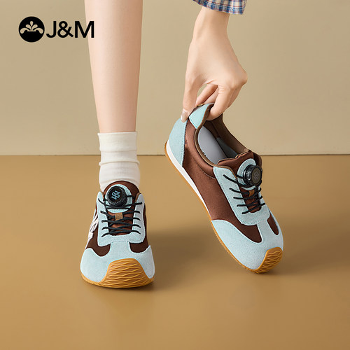 快乐玛丽复古风德训鞋阿甘