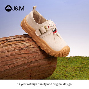 快乐玛丽勃肯鞋女鞋2026春季新款一脚蹬休闲厚底懒人乐福鞋全包