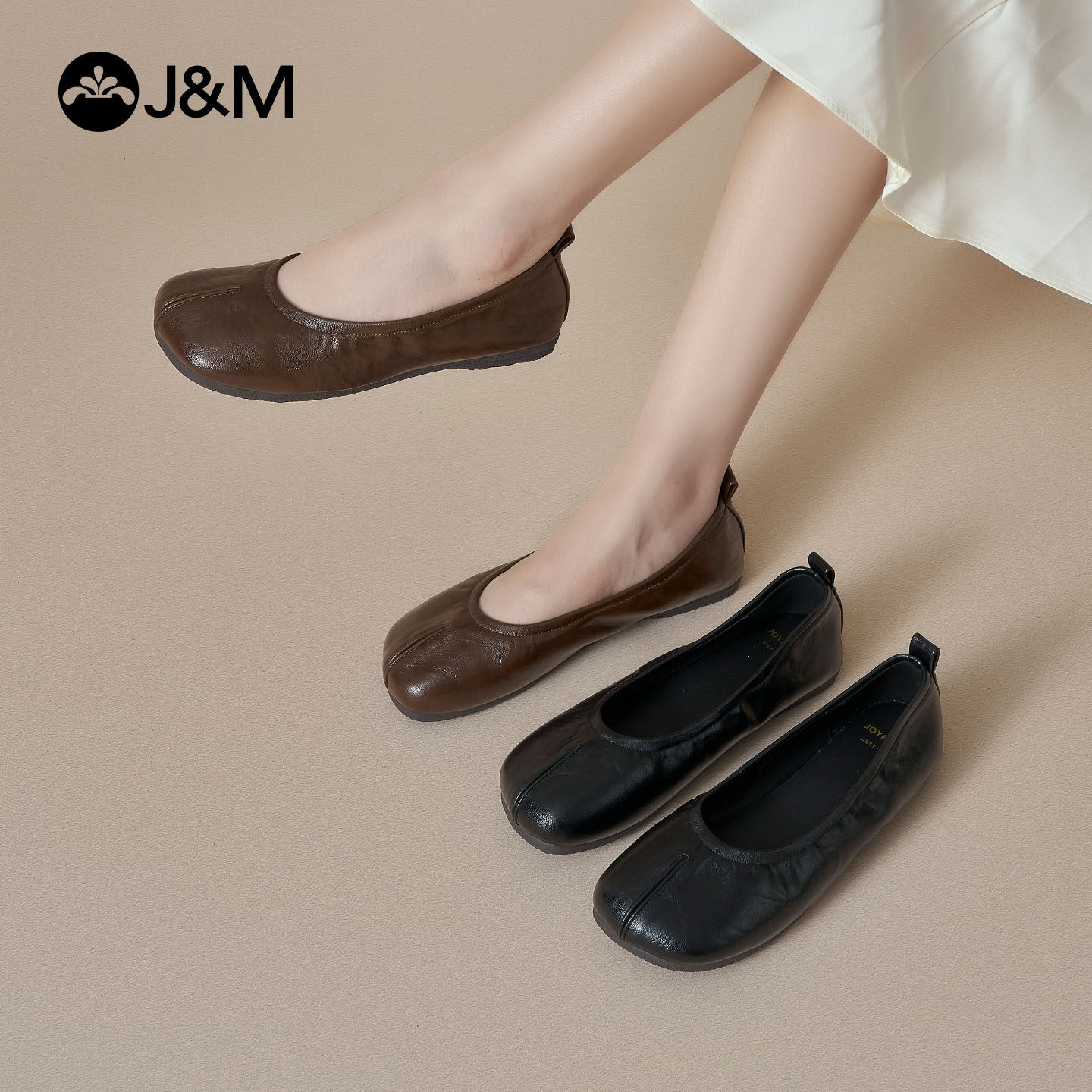 快乐玛丽时尚休闲鞋女2026春季新款软底舒适芭蕾鞋一脚蹬豆豆鞋女,女鞋,时尚芭蕾鞋,淘宝优惠券,粉丝福利购,淘宝优惠卷