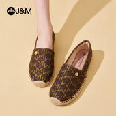 女士单鞋 快乐玛丽帆布鞋 懒人鞋 休闲软底一脚蹬渔夫鞋 2025夏季 新款