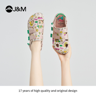 女夏季 女款 拖鞋 包头一脚蹬百搭凉鞋 外穿2025新款 快乐玛丽勃肯鞋