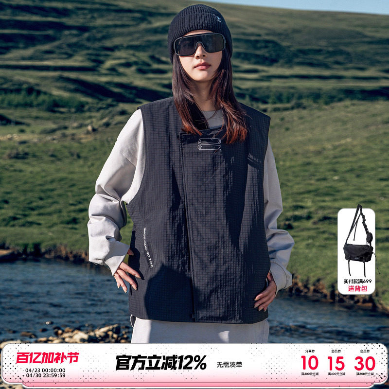 AOGZ工装羽绒马甲男女轻薄秋冬2025新款保暖内胆坎肩外穿背心外套