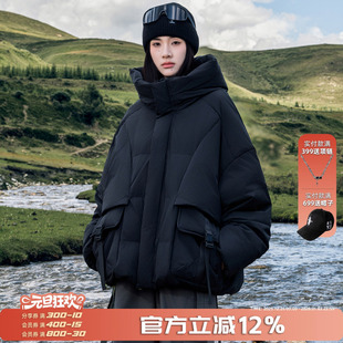 保暖外套机能风棉服 面包服连帽棉袄冬季 AOGZ工装 棉衣男女2025新款