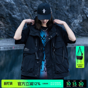 多口袋薄款 工装 户外坎肩马夹机能风战术背心 2025新款 AOGZ马甲男款