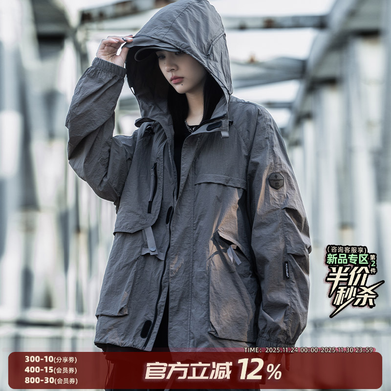 AOGZ情侣款户外机能风防晒衣