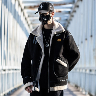 秋冬加绒加厚工装 AOGZ机车风棉服男女同款 外套 所有女生直播间
