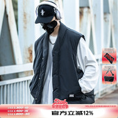 复古坎肩道袍情侣装 AOGZ国潮牌棉马甲男女秋冬季 新款 机能马夹外套