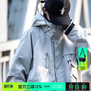 机能风工装 美式 外套潮 2025新款 AOGZ三合一冲锋夹克男女生秋冬爆款