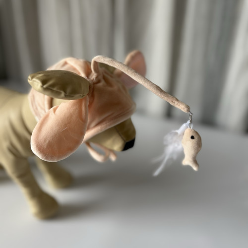 装饰 装扮宠物 逗猫棒棒猫玩具羽毛响铃老鼠