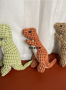 灯心绒超萌猫狗叫叫玩具