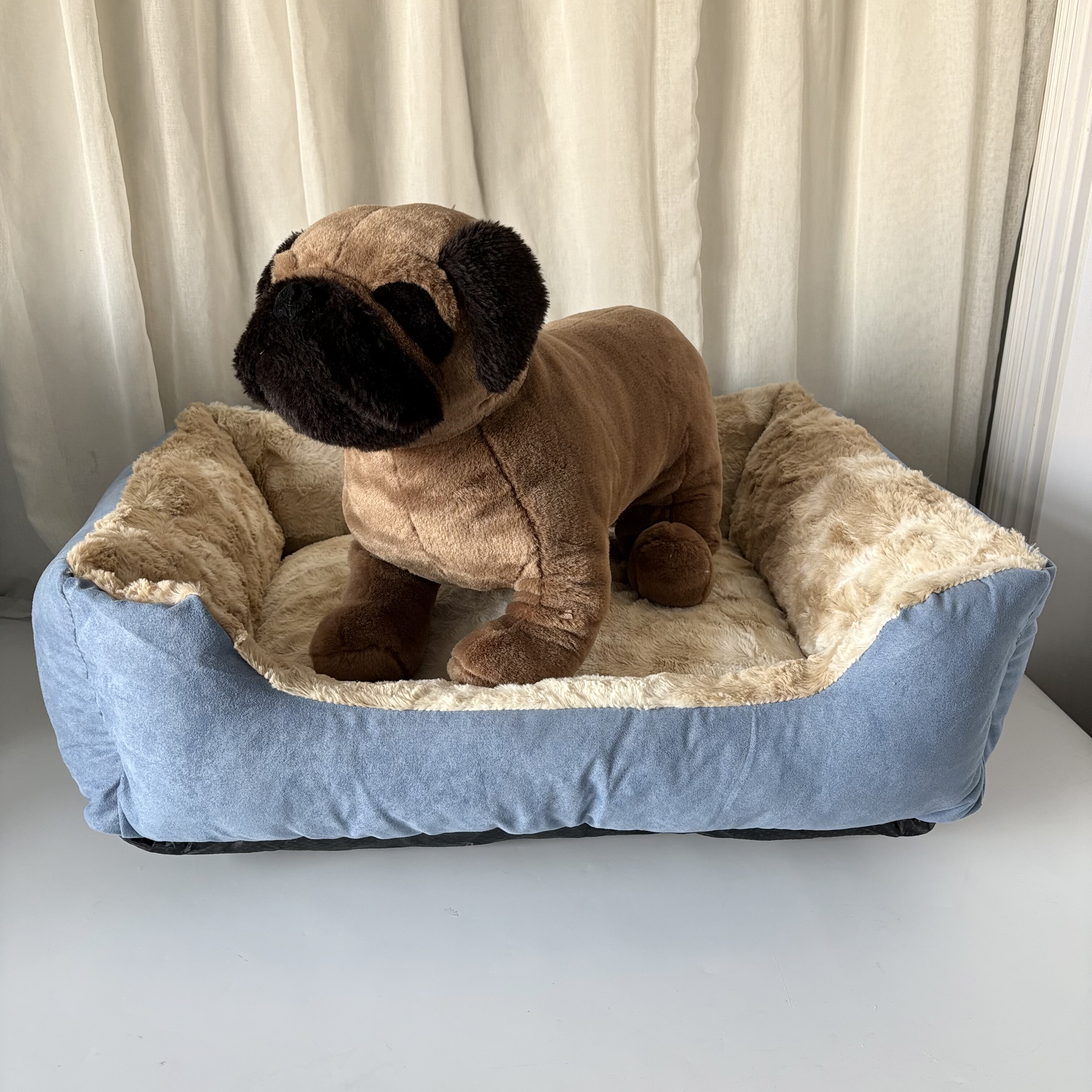 全拆毛料珊瑚活动式紫色高贵狗窝