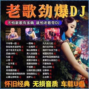 老歌DJ车载音乐U盘精选成名金曲全dj百听不腻老歌网红新唱无损MP3