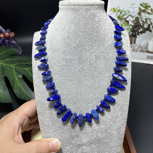 约12~17mm天然青金石随形散珠diy手工串珠项链饰品配件材料半成品