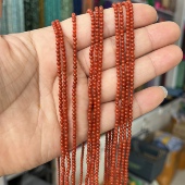 2mm天然保山满肉南红圆珠散珠好品质库存数量不多散珠配珠手工串