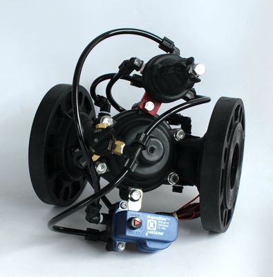 75管2.5吋进口耐特菲姆电磁头的带手动/电动开关带法兰连接减压阀