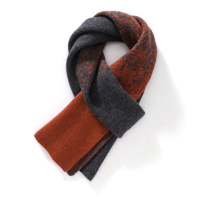 时髦不羁！秋冬新款围巾女山羊绒围脖披肩保暖长款渐变色护颈