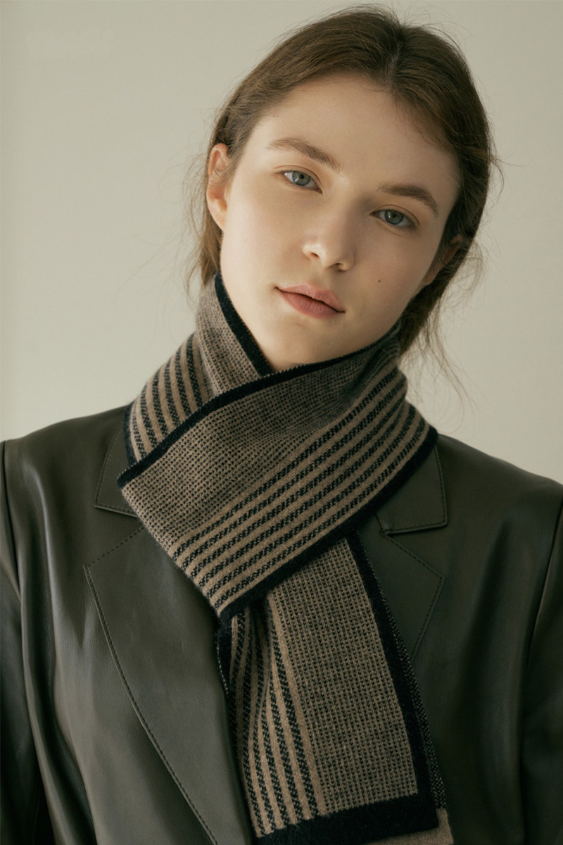 羊绒针织保暖小围巾护颈小围脖