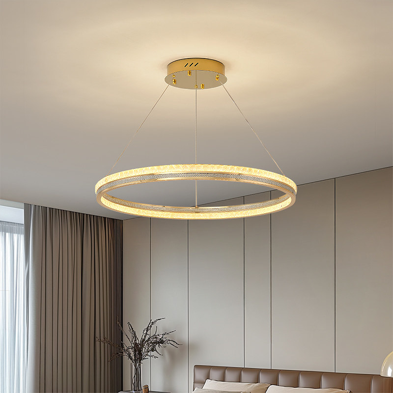 客厅吊灯现代简约大气北欧轻奢饭桌灯具网红新款吧台餐厅吊灯5957