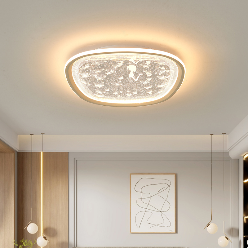 北欧轻奢房间客厅书房