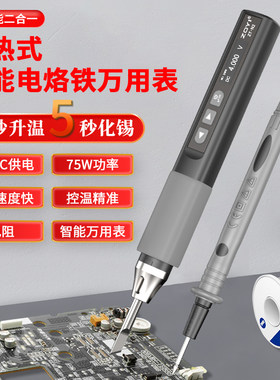 众仪ZT-N2便携式二合一智能电烙铁万用表可调温焊接专业家用维修