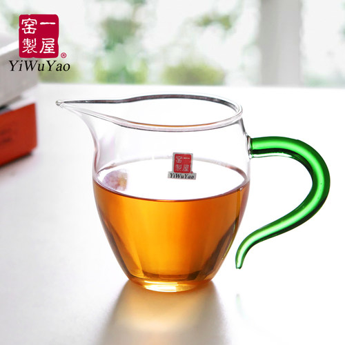 一屋窑高硼硅耐热透明玻璃工夫茶道蜂鸟公杯FH-3482SY茶海分茶器 - 封面