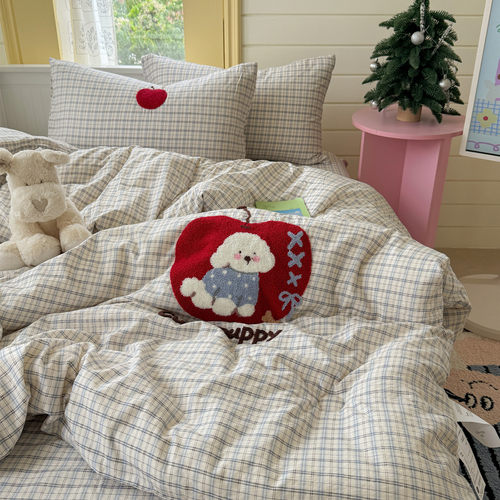 A类水洗木棉毛巾绣大豆被