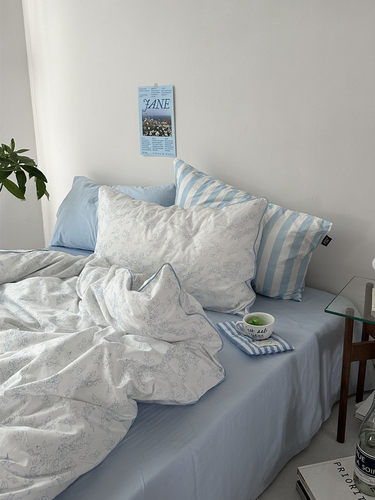 四件套百分百全棉法式简约