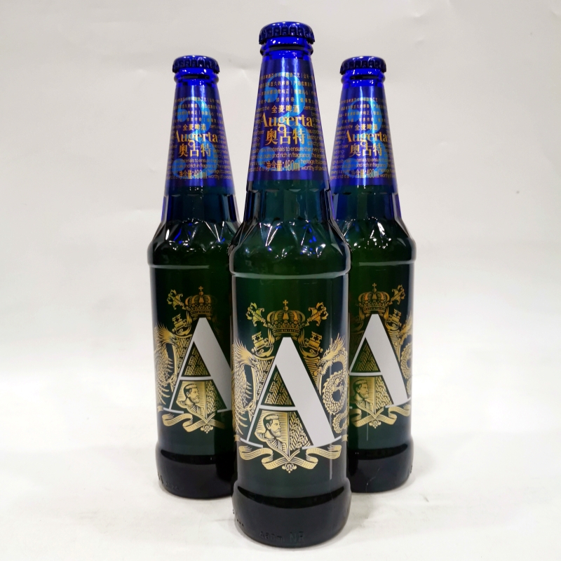 青岛啤酒奥古特A3全麦啤酒480mlX2瓶登州路一厂生产产区青岛直发