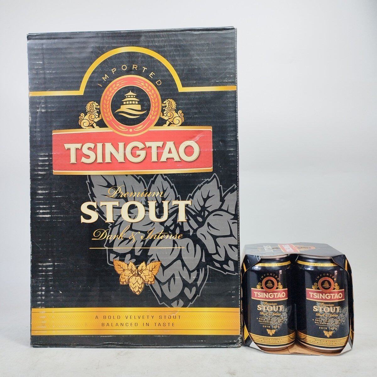 青岛啤酒出口黑啤小罐330毫升24罐整箱酒精度6.1度