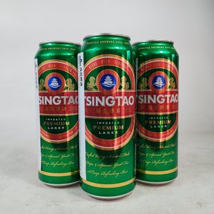 【临期处理】青岛啤酒特产出口双狮大罐710ml绿罐一厂青啤