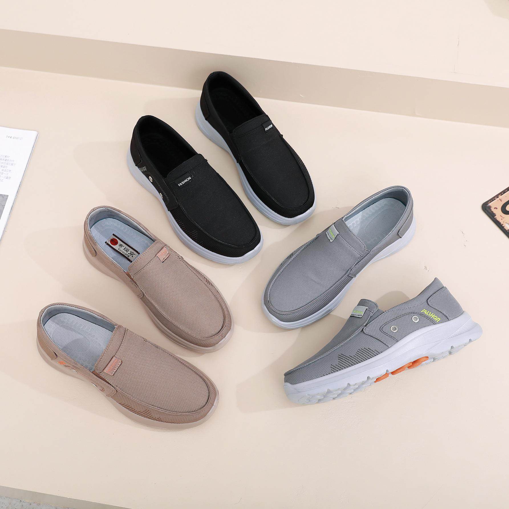 新款老北京布鞋男鞋休闲男士帆布鞋轻便透气软底防滑中老年爸爸鞋,流行男鞋,布鞋,淘宝优惠券,粉丝福利购,淘宝优惠卷