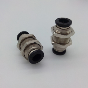 DPM 德士托气动快插隔板直通接头PM