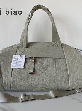 lulu同款On My Level桶型行李包 女士瑜伽健身旅行包运动包斜挎包