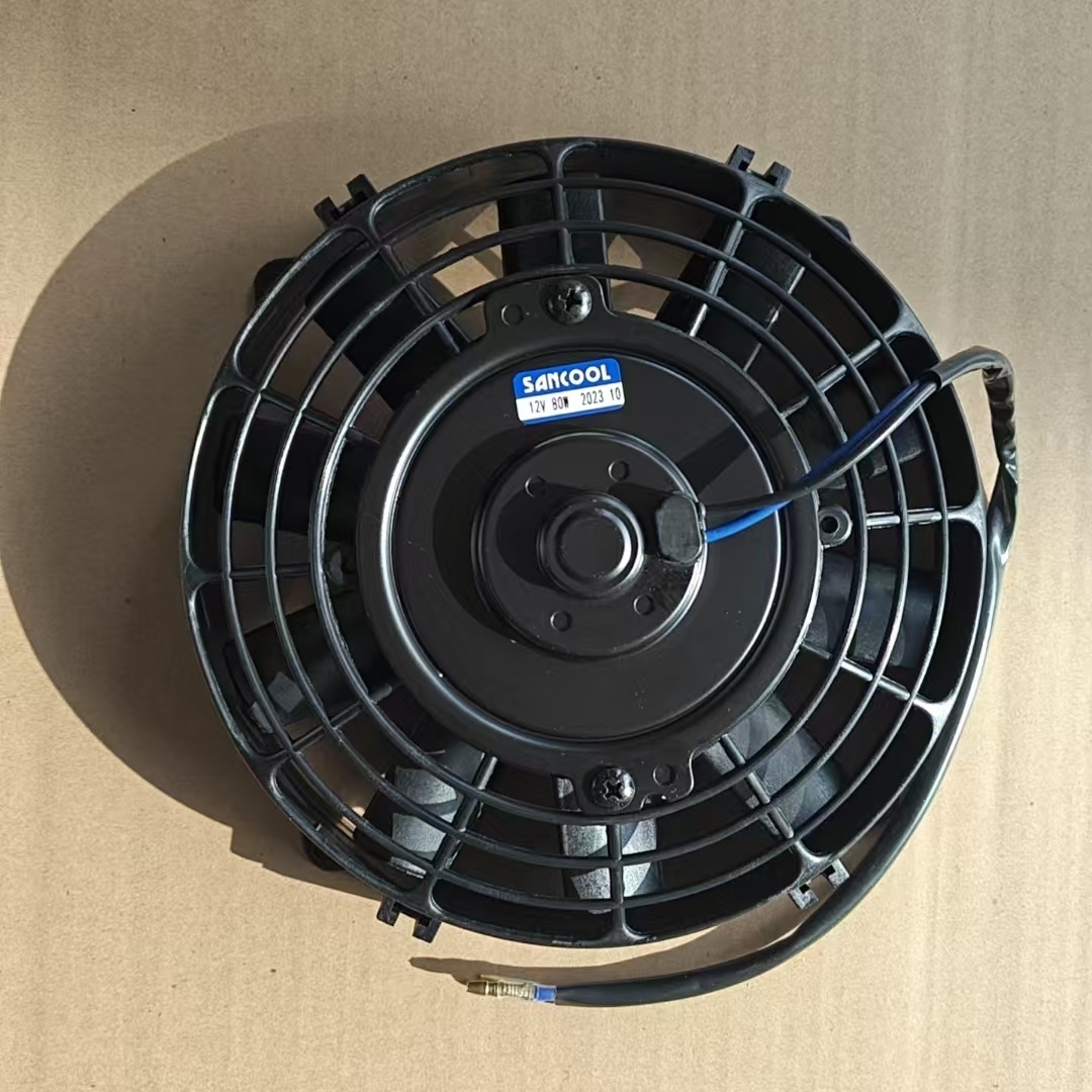 超薄 冷凝器加装电子风扇8寸 9寸 12V 80W 吹/吸型 水箱