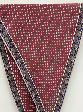 真丝羊毛花边菱形巾百搭秋冬季款桑蚕丝羊毛围巾披肩双面两用