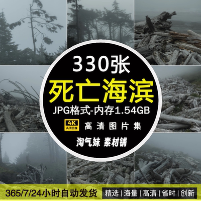 高清JPG死亡海滨图片寂静海岛荒芜人烟稀少暗色恐怖写实场景素材