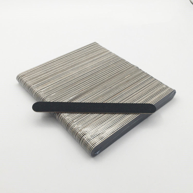 美甲工具指甲基础打磨修形双面搓条打磨棒挫条沙条黑色超薄木片锉