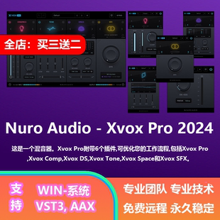 Pro Xvox 网红同款 人声智能混音器套件 仅限Win Nuro 插件 Audio