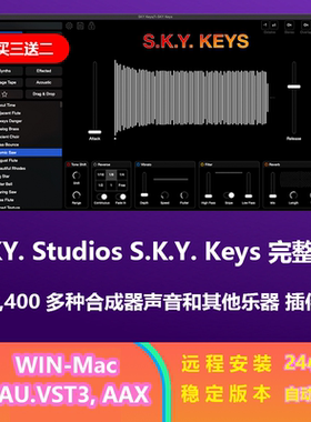 S.K.Y. Keys S.K.Y. Studios SKY 多种合成器声音 插件 win&Mac